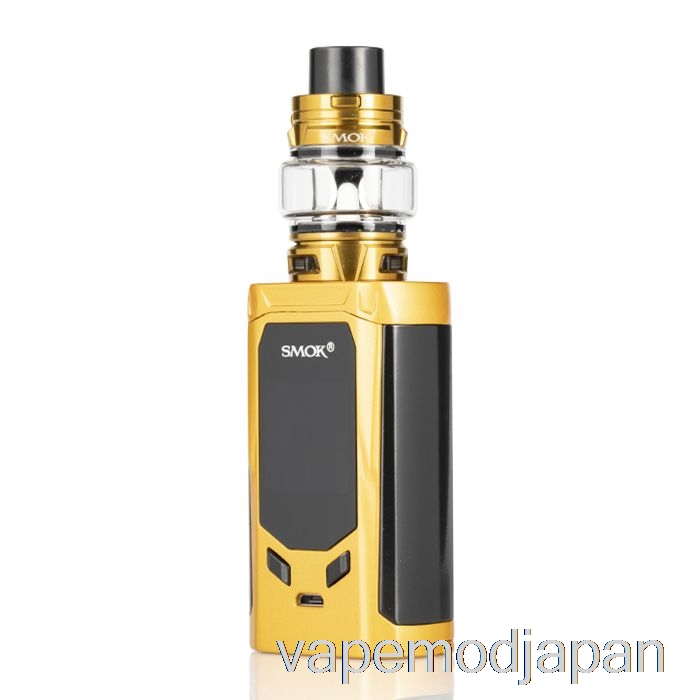 Vape Japan Smok R-kiss 200w & Tfv8 Baby V2 スターター キット ゴールド